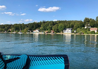 Uferblick am Starnberger See, Paavo Boats von Paavo Christian Spieker