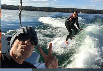 Wakesurfen hinter der Mastercraft von Paavo Christian Spieker