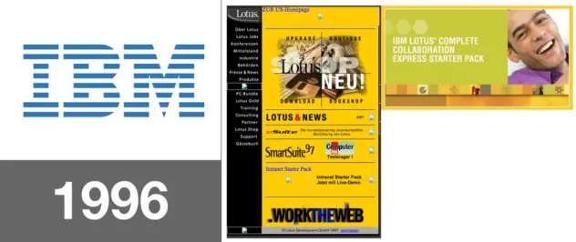 Paavo Christian Spieker: erstes Enterprise-Web-Projekt für Lotus IBM, 1996