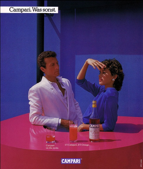 Campari. Was sonst. Anzeige von Reinhard Spieker