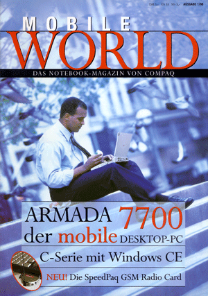 Compaq · Mobile World, Magazin-Design von Paavo Christian Spieker · SpiekerMedia