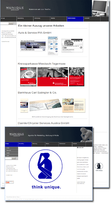 Munique Group, Webdesign-Referenz von Paavo Christian Spieker · SpiekerMedia