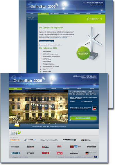OnlineStar, Webdesign-Referenz von Paavo Christian Spieker · SpiekerMedia