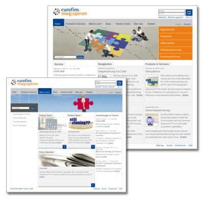 Eurofins, Webdesign-Referenz von Paavo Christian Spieker · SpiekerMedia