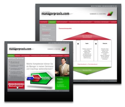 ManagerPraxis, Webdesign-Referenz von Paavo Christian Spieker · SpiekerMedia