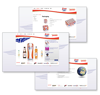 free beverage, Webdesign-Referenz von Paavo Christian Spieker · SpiekerMedia