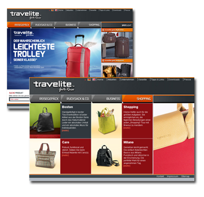 travelite, Webdesign-Referenz von Paavo Christian Spieker · SpiekerMedia
