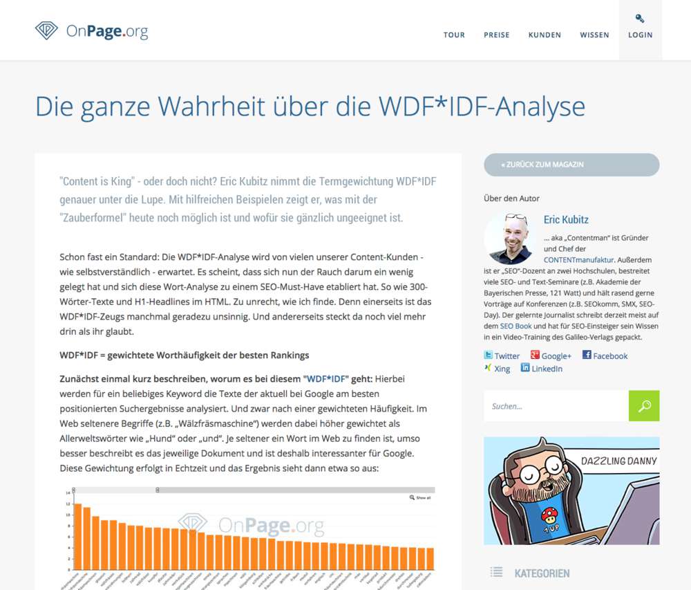 SEO: WDF*IDF-Analyse im SEO ist doch totaler Schwachsinn!