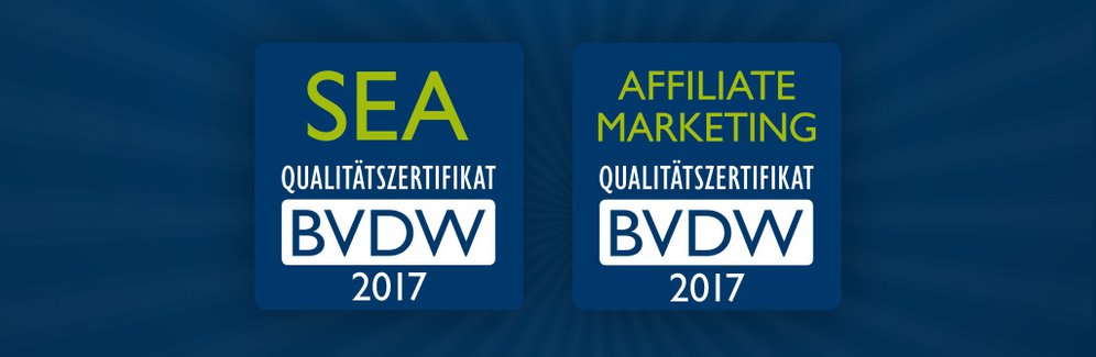 BVDW-Zertifizierung SEA + Affiliate Marketing