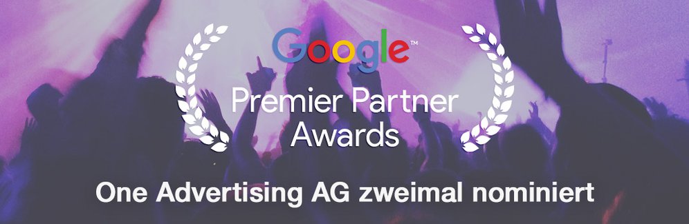 Google Premier Partner Awards 2016: 2-fache Nominierung