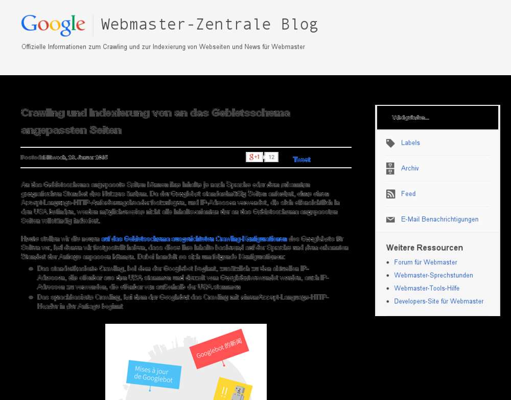 SEO: Crawling und Indexierung von lokalisierten Seiten