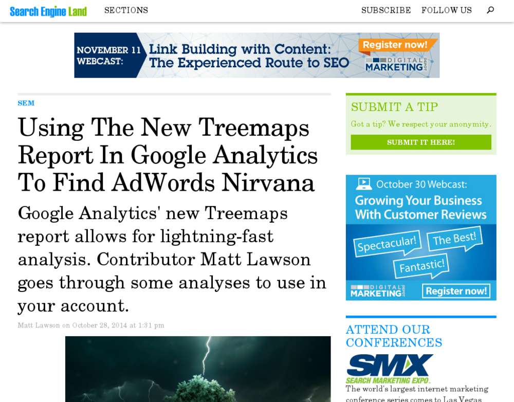 Hot Tipp! Analytics: AdWords Treemaps Reports