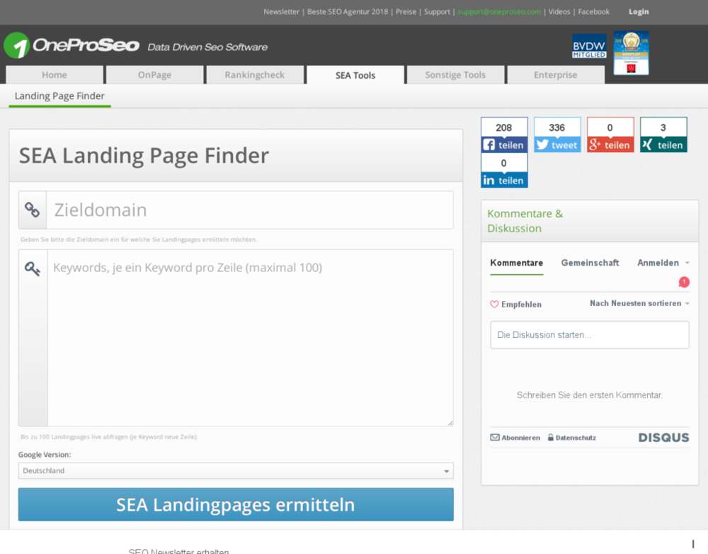 Spieker, Spieker Socials: Google AdWords Quality Score 10 garantiert (-: