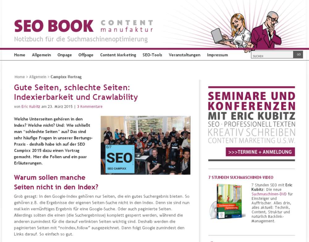 SEO: Panda Clinic - Gute Seiten schlechte Seiten