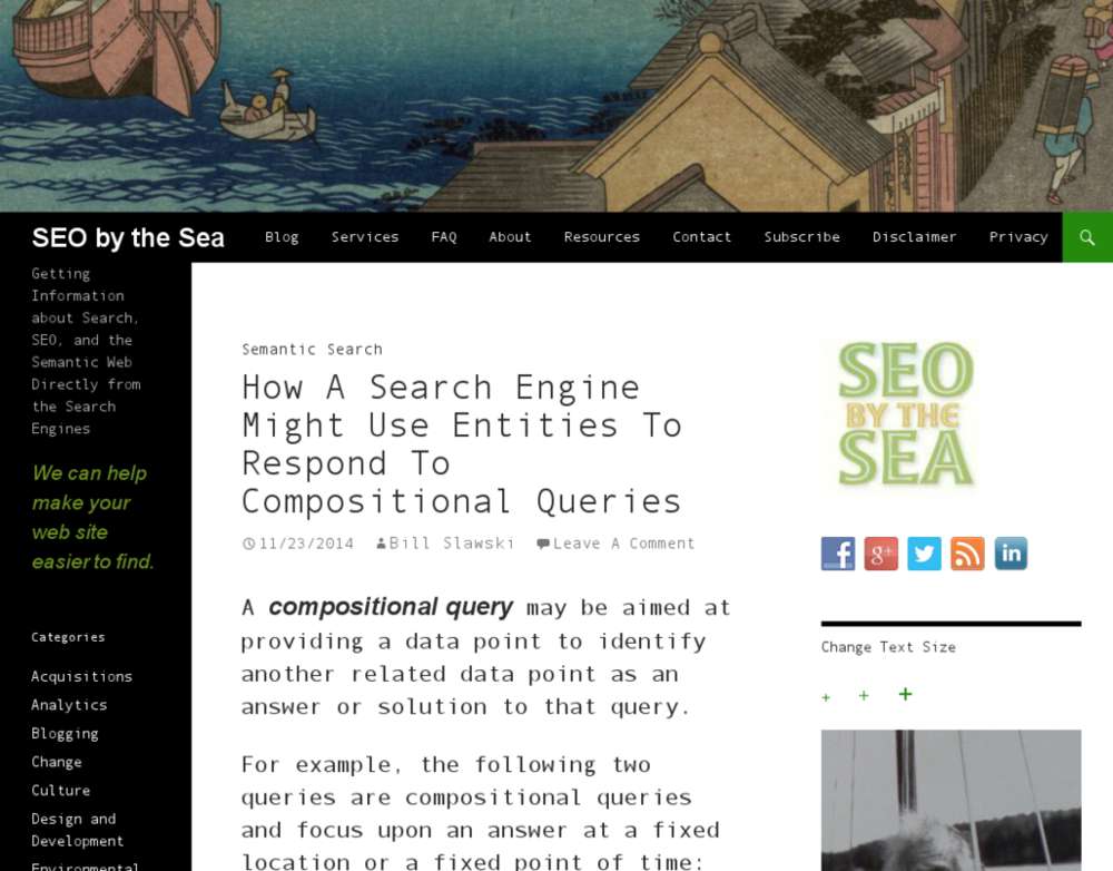 SEO: Entity Referenzen in kompositorische Suchanfragen