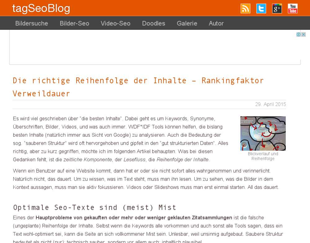 SEO: Verweildauer auf Webseiten als Rankingfaktor