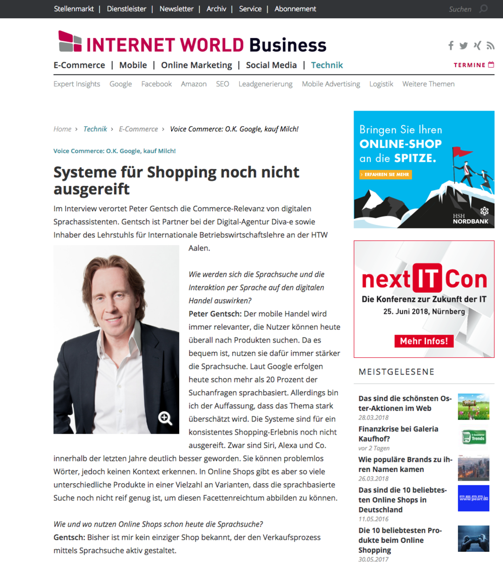Voice Commerce: Sprachassistenten in Onlineshops