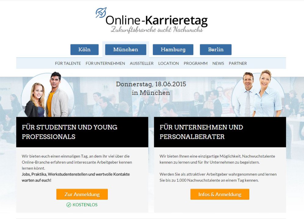 Online-Karrieretag: One Advertising AG ist dabei