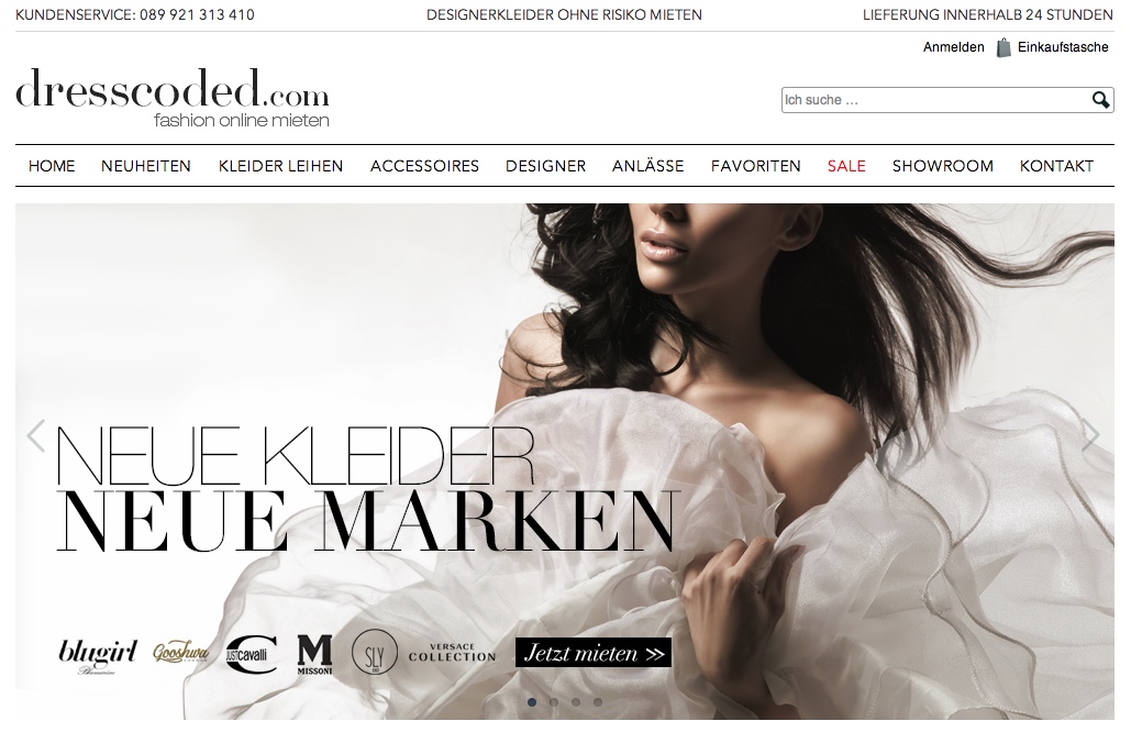 Neuer Magento E-Shop für Dresscoded